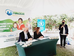 Renovación de Convenio de Cooperación FUNAZUCAR- PMA 2022
